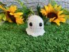 Photo of crocheted ghost keychain