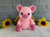 Photo of a crocheted stuffed pig