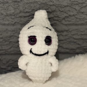 Handmade crocheted ghost